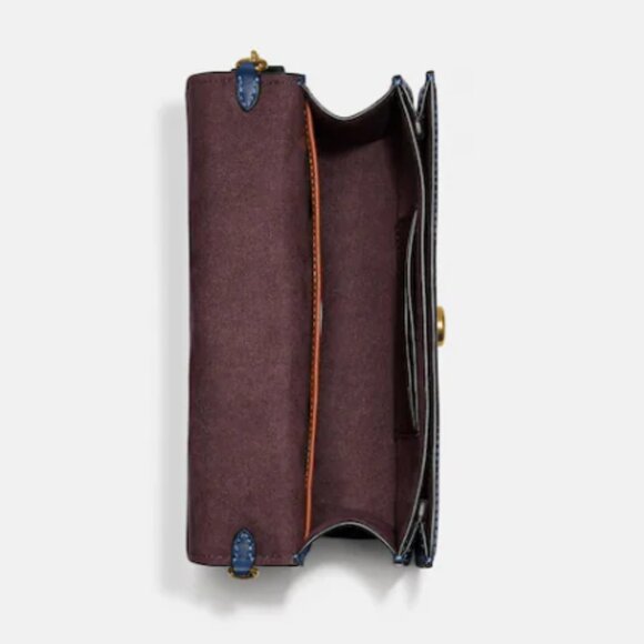 Coach *Deep Blue Beat Crossbody Clutch - Picture 5 of 16